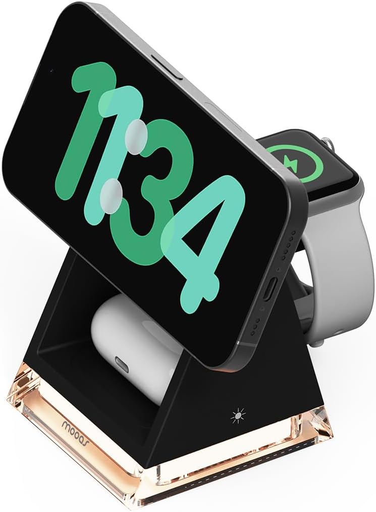 Mooas Crystal Mag-Safe Charging Stands