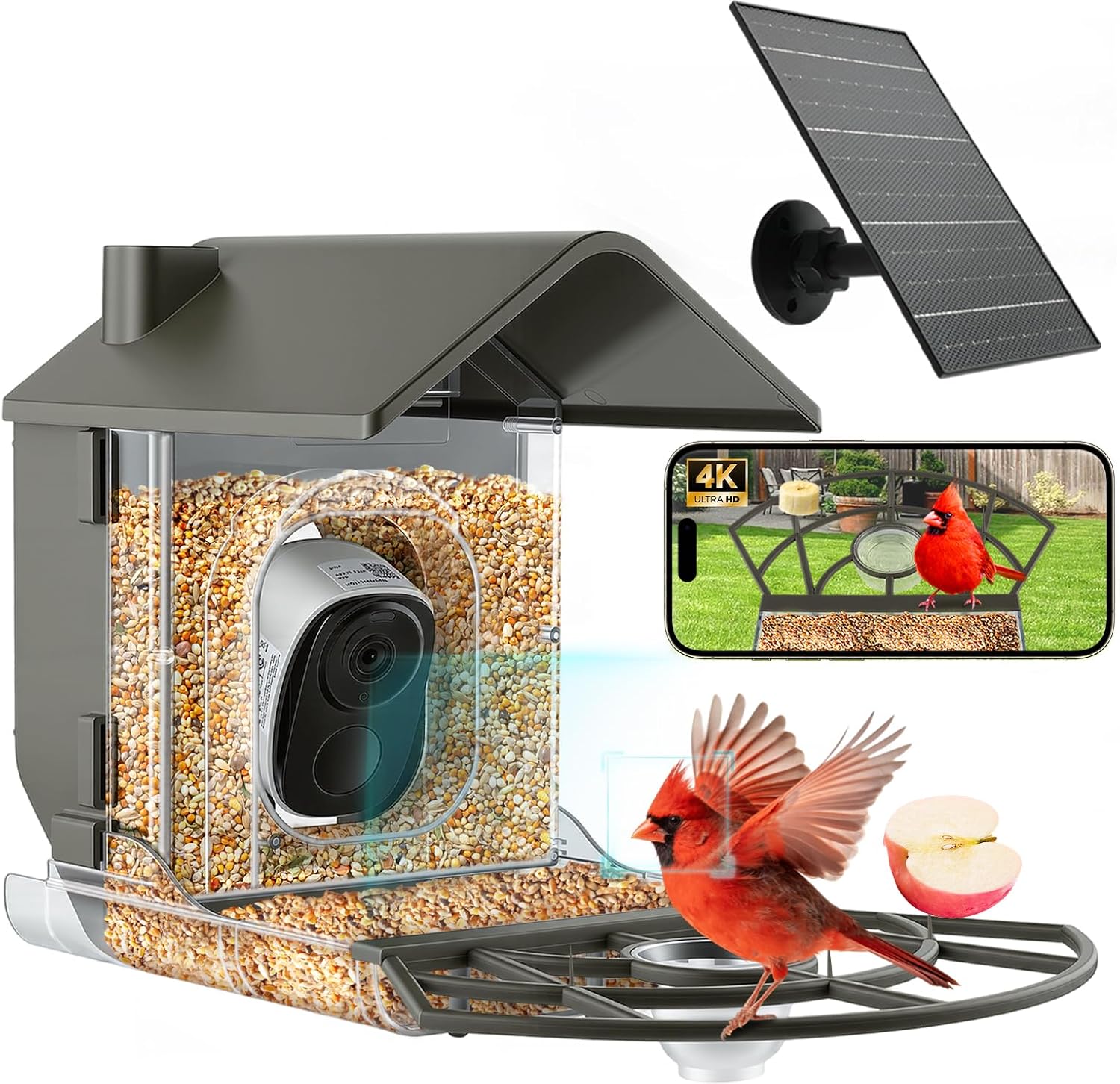 OBVADE Smart Bird Feeders with Camera