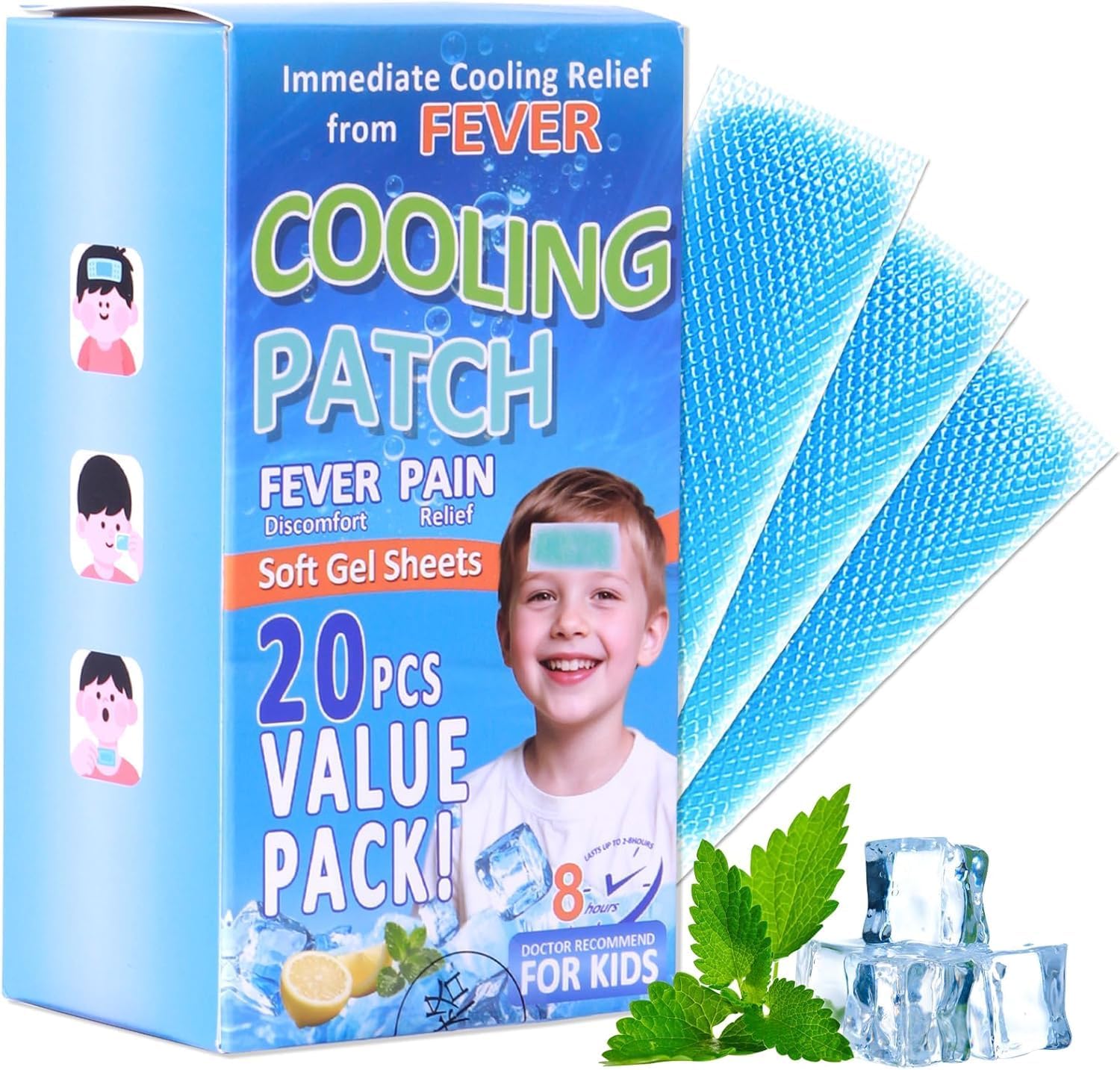 Cooling Gel Patches (20