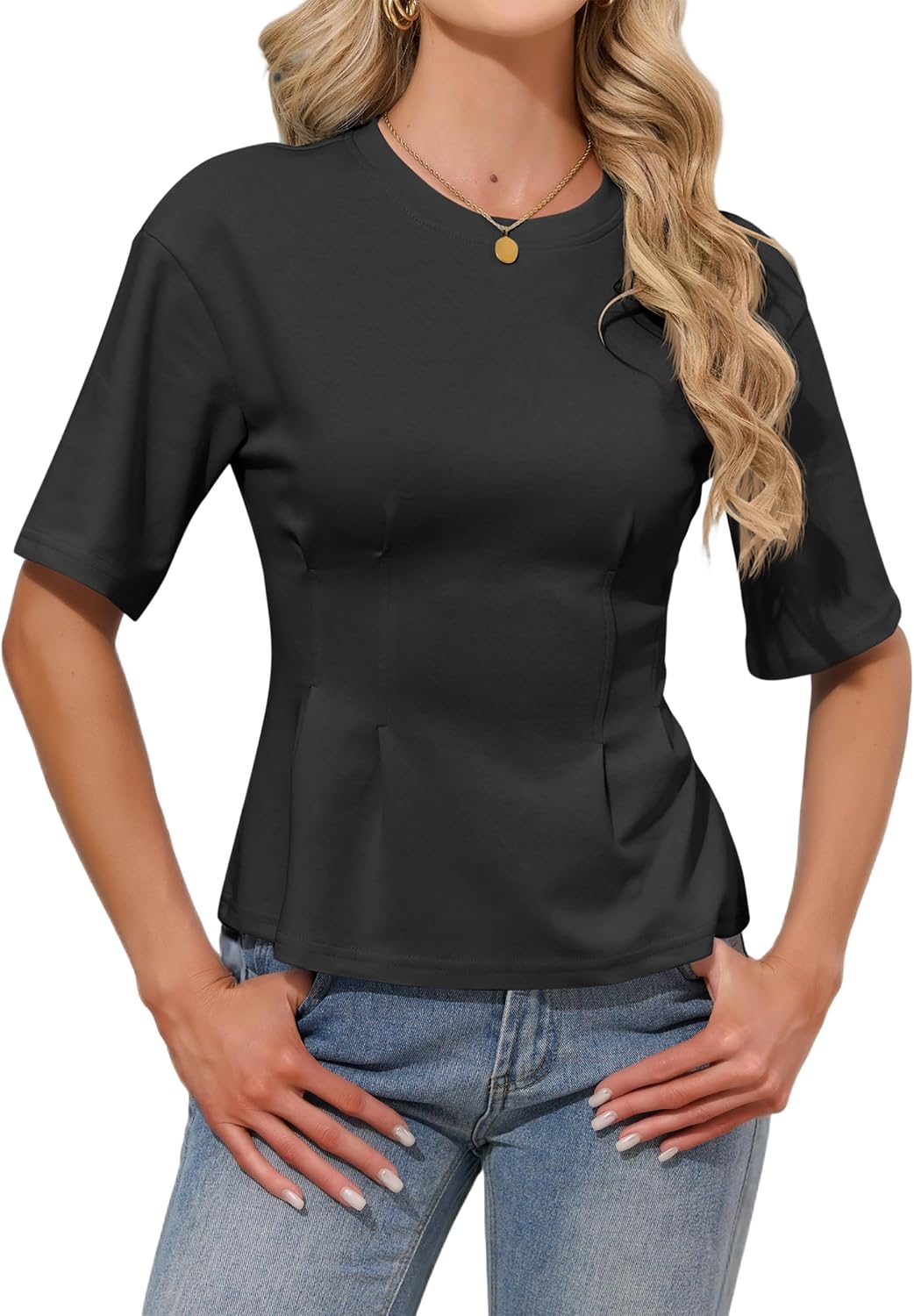 Datamount Peplum Tops