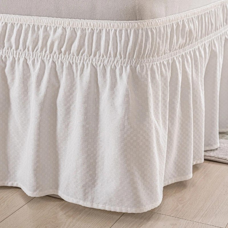 Wrap Around Bed Skirts (Full, Ivory
