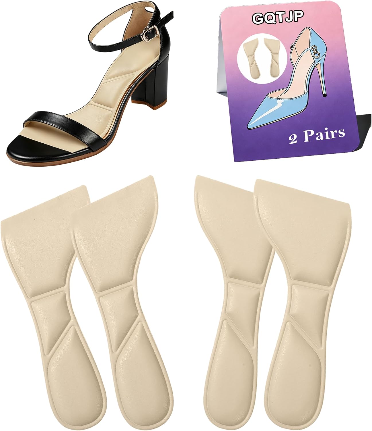 heels cushion insoles (Beige
