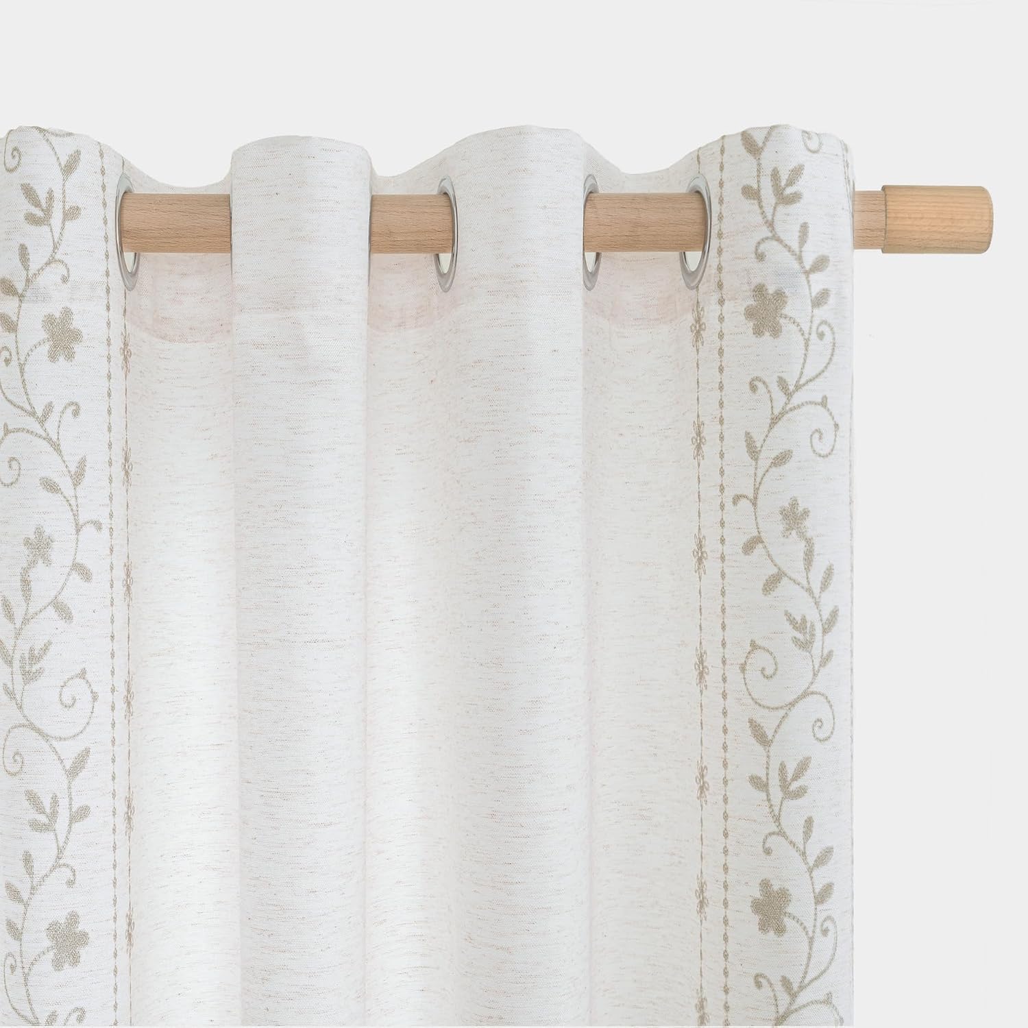 BGment Camel Leaf Curtains