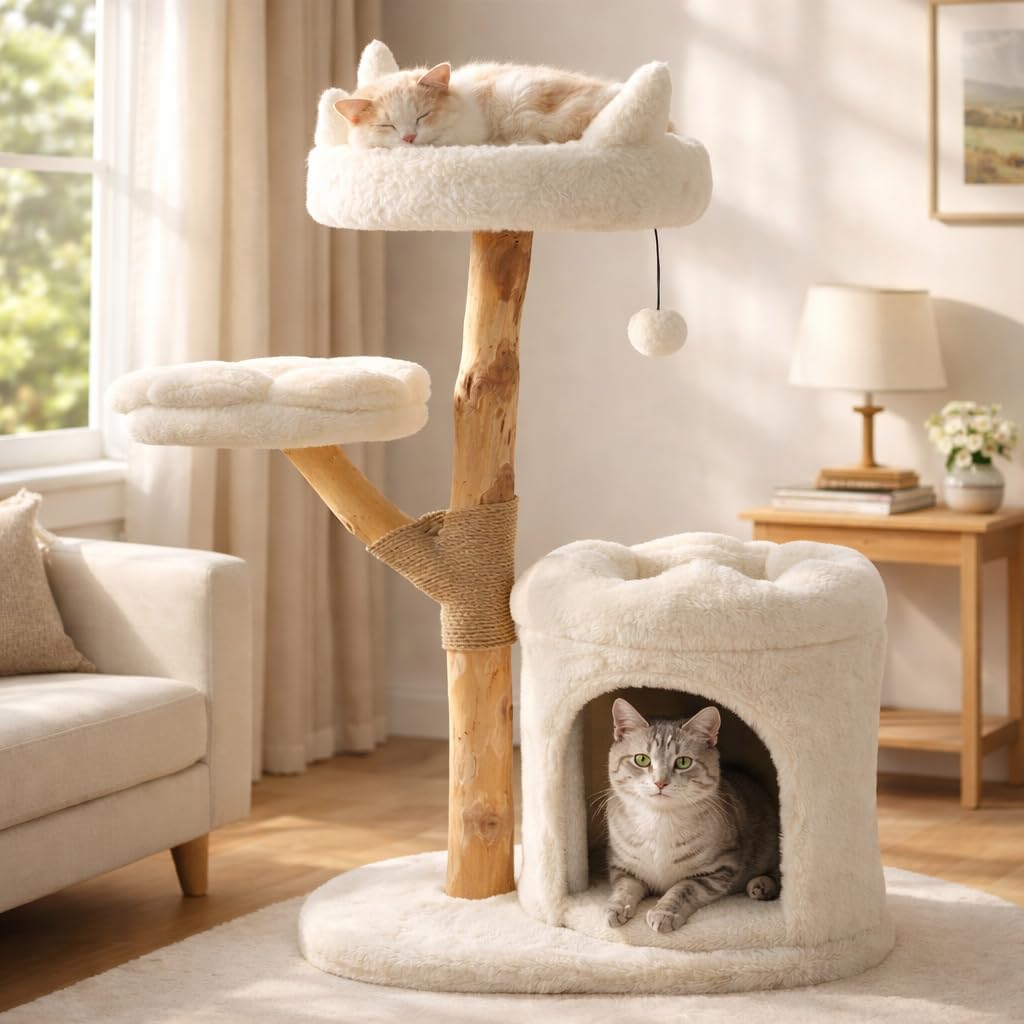 Real Wood Cat Towers