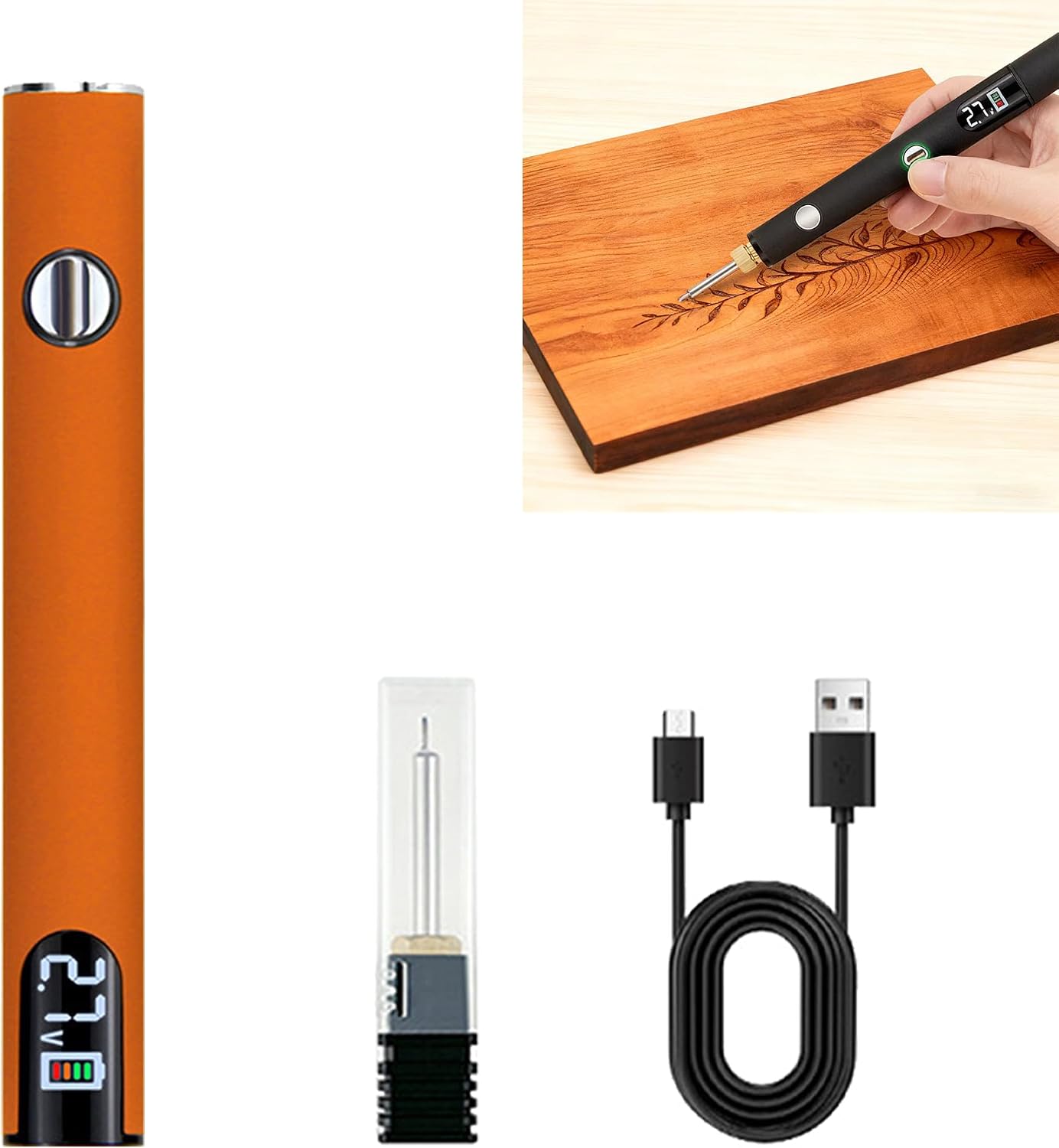 Rechargeable Thread Burner Kits (Orange