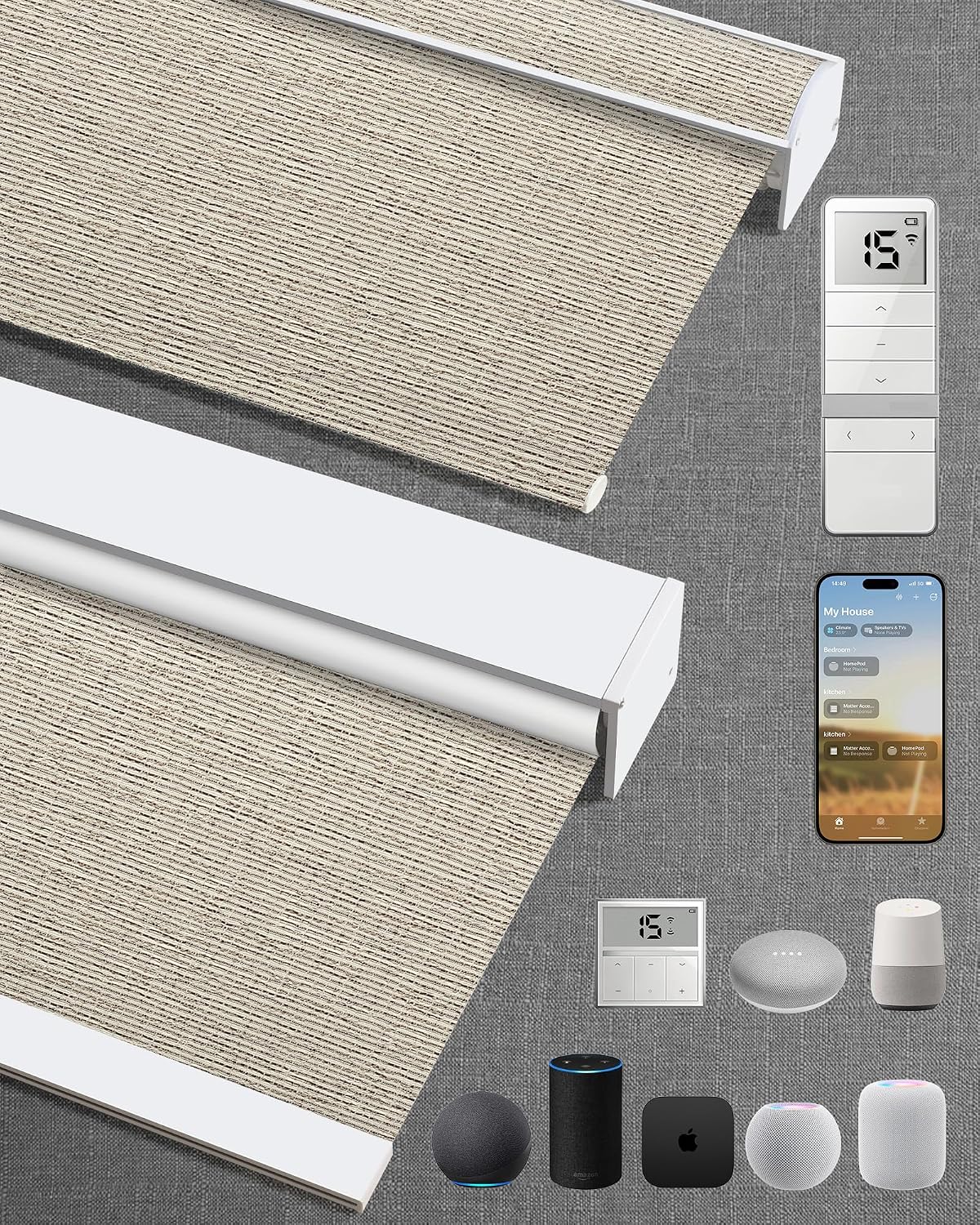 Kincmo Motorized Blackout Blinds