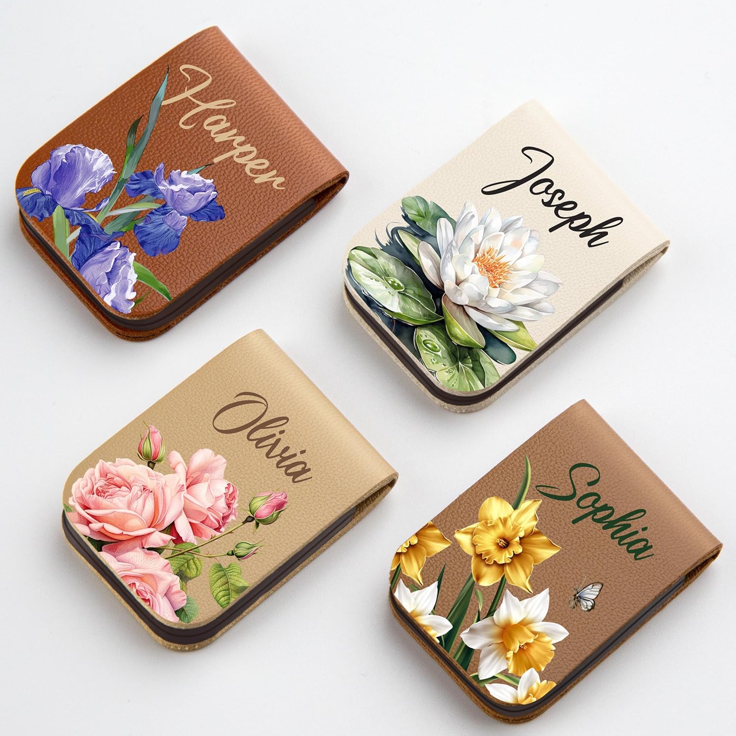 Personalized Leather Magnetic Bookmarks