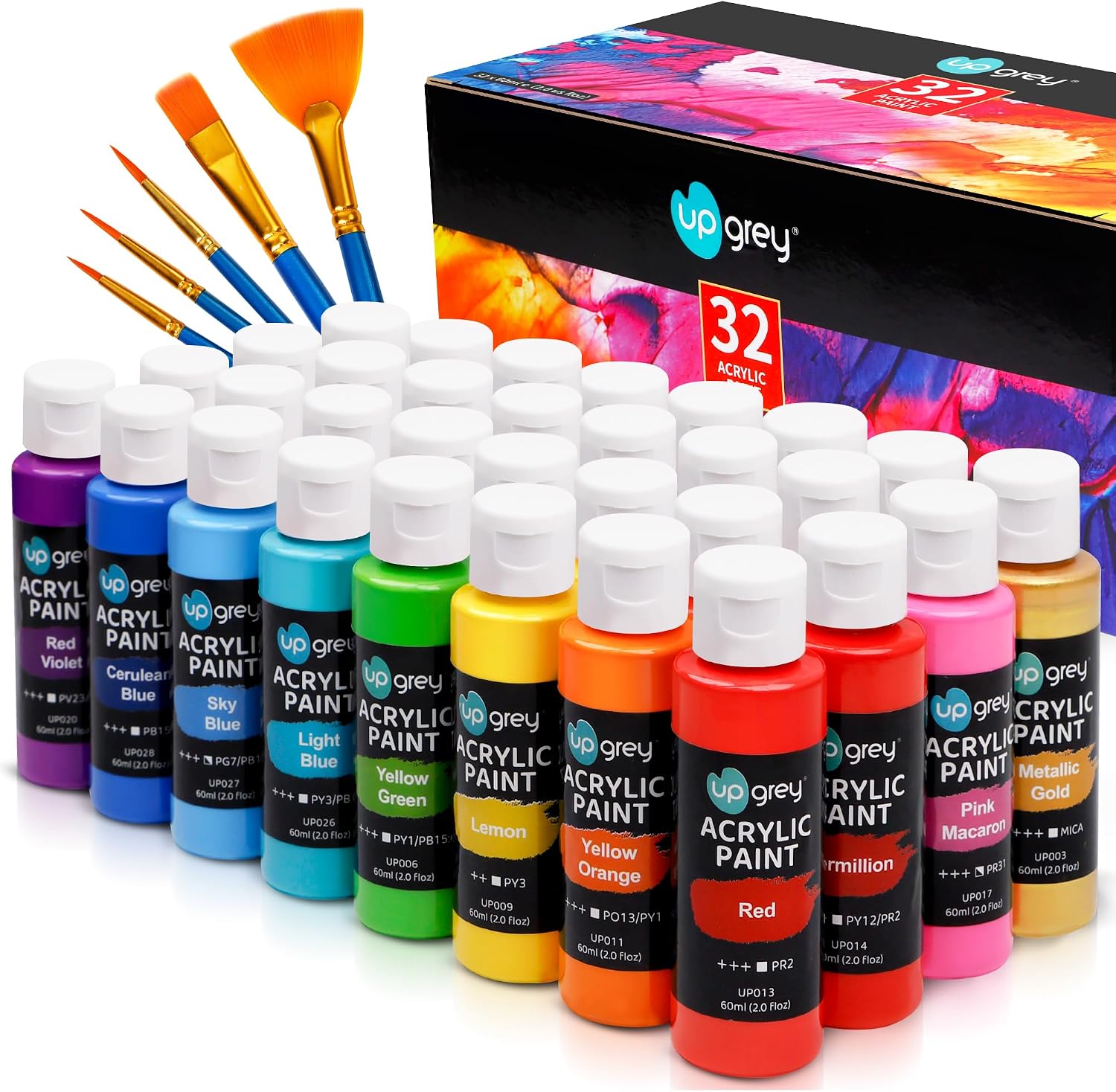 UPGrey Acrylic Paints