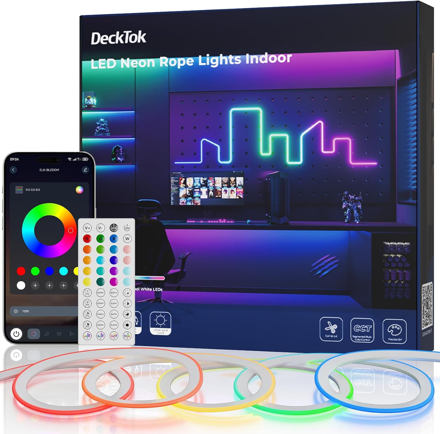DeckTok LED Neon Rope Lights