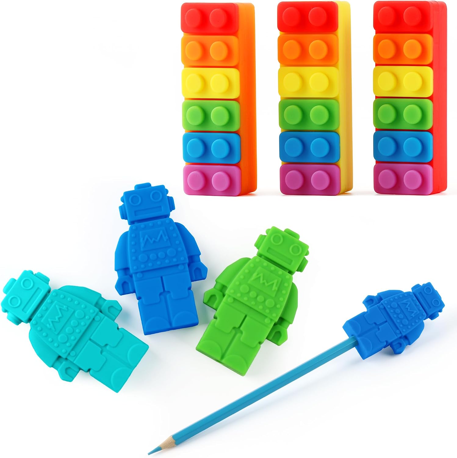 Sensory Chew Pencil Toppers