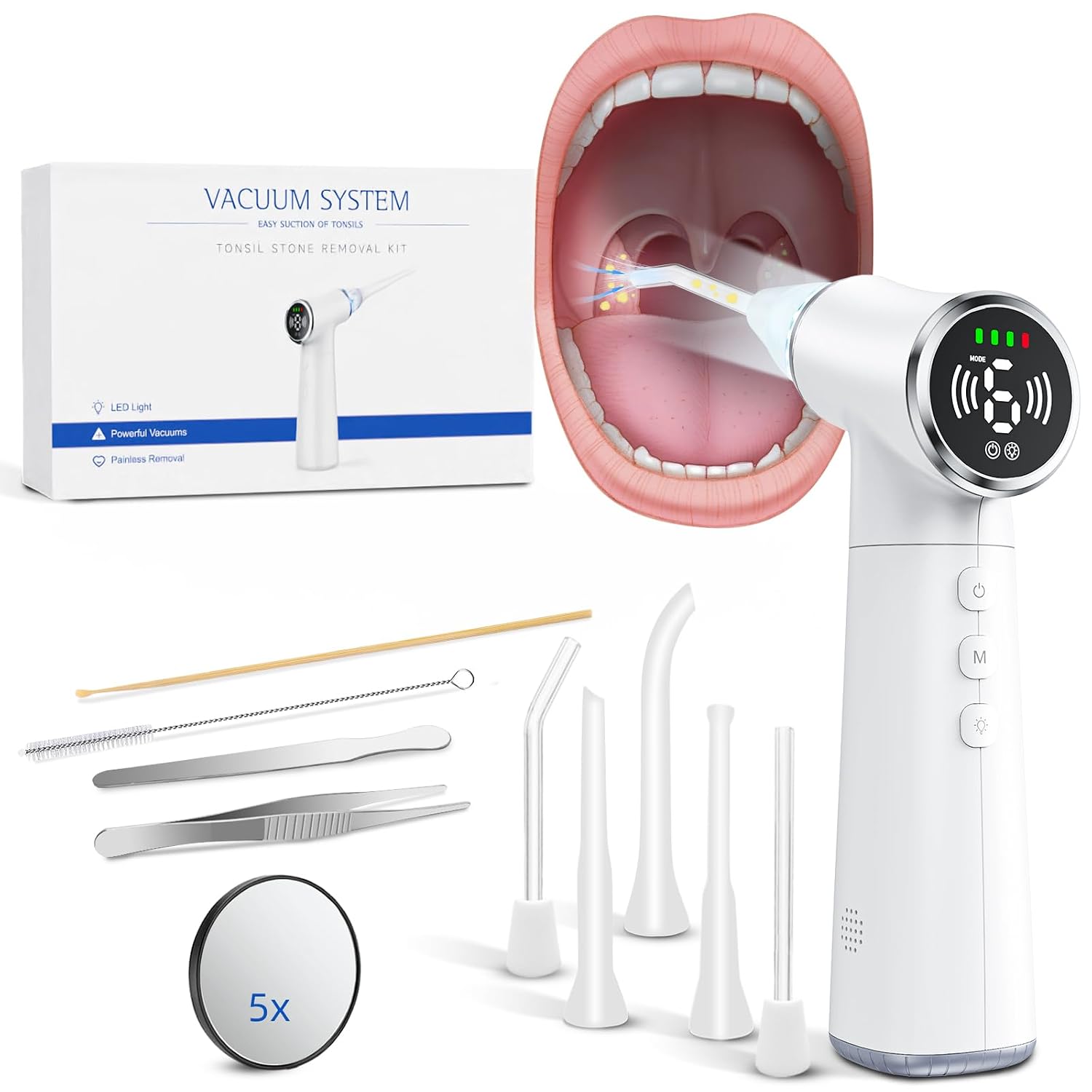 Electric Tonsil Stone Removers