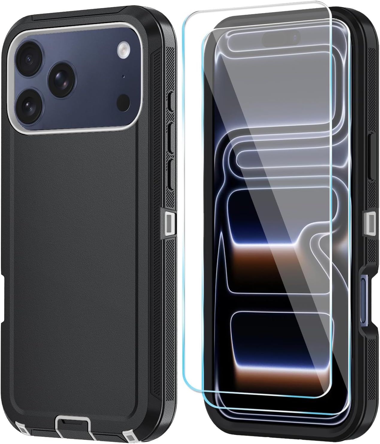 Ouyncase iPhone 17 Pro Cases with Screen Protectors
