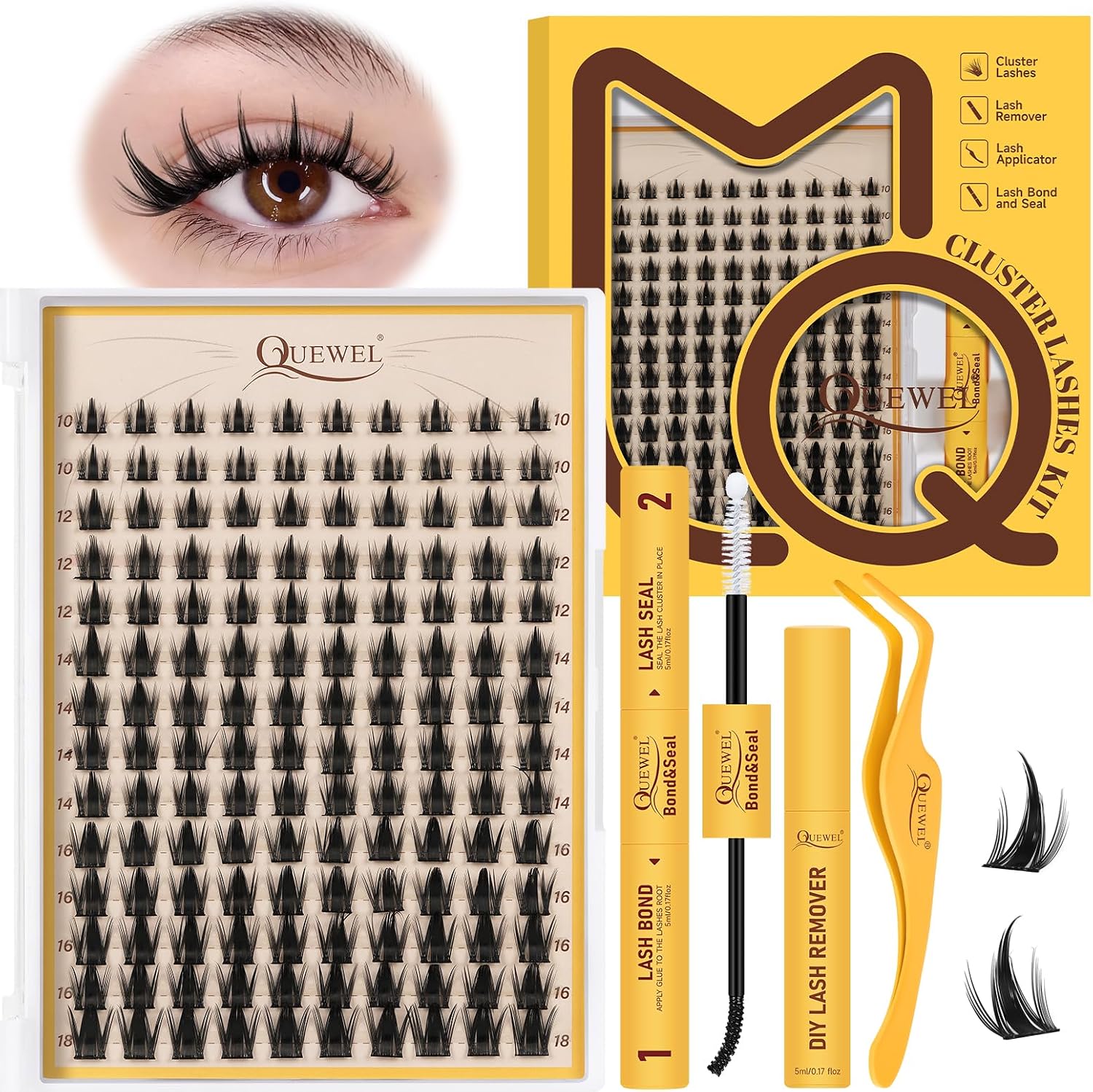 QUEWEL Fairy-Lash Cluster Kits