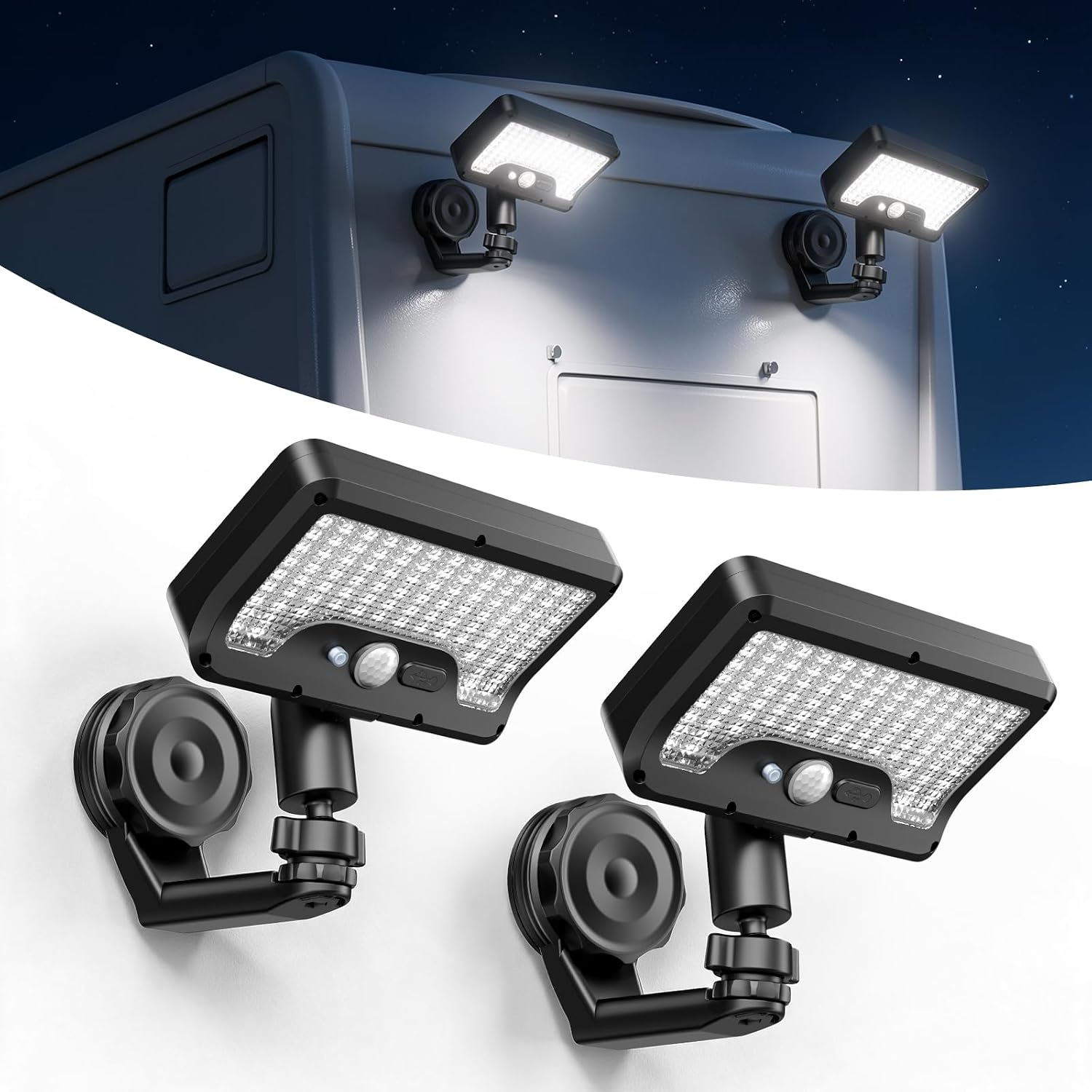 Magnetic Solar Motion Lights | Automotive