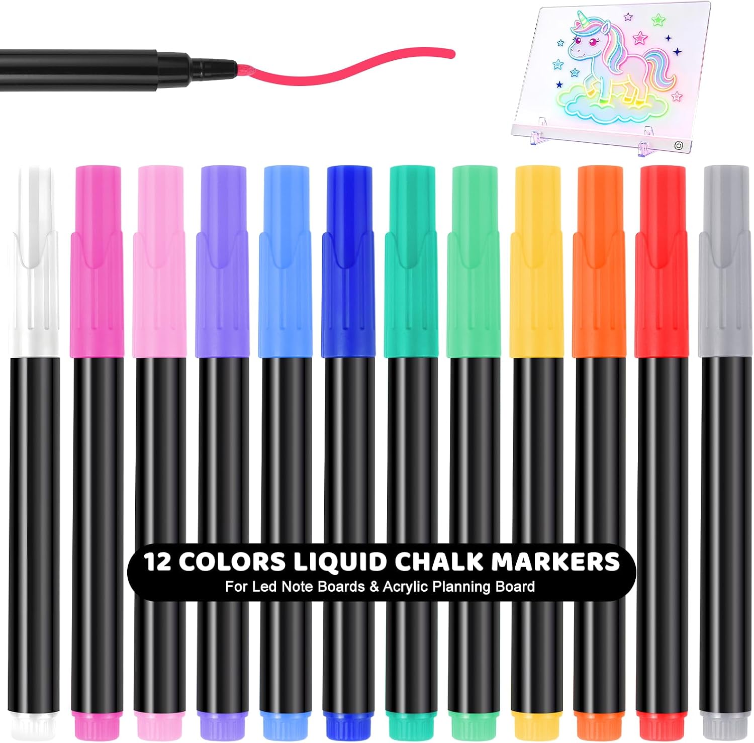 Liquid Chalk Markers (12-Color