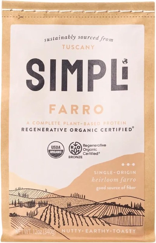 SIMPLi Regenerative Organic Farro