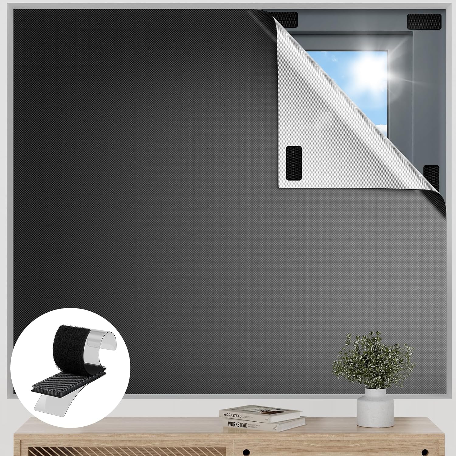 Black Blackout Curtains (Blacks