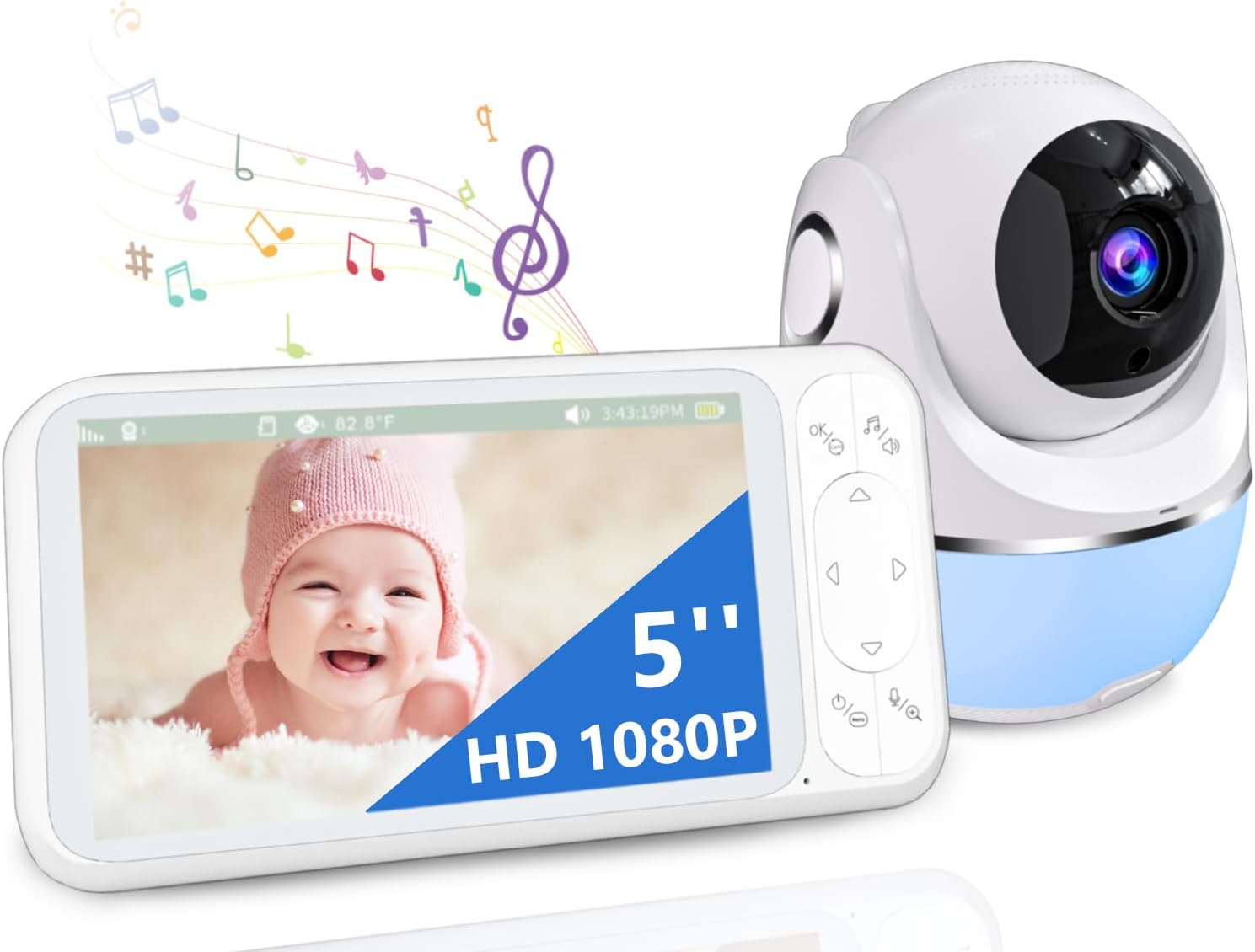 Buradin Baby Monitors (1080P