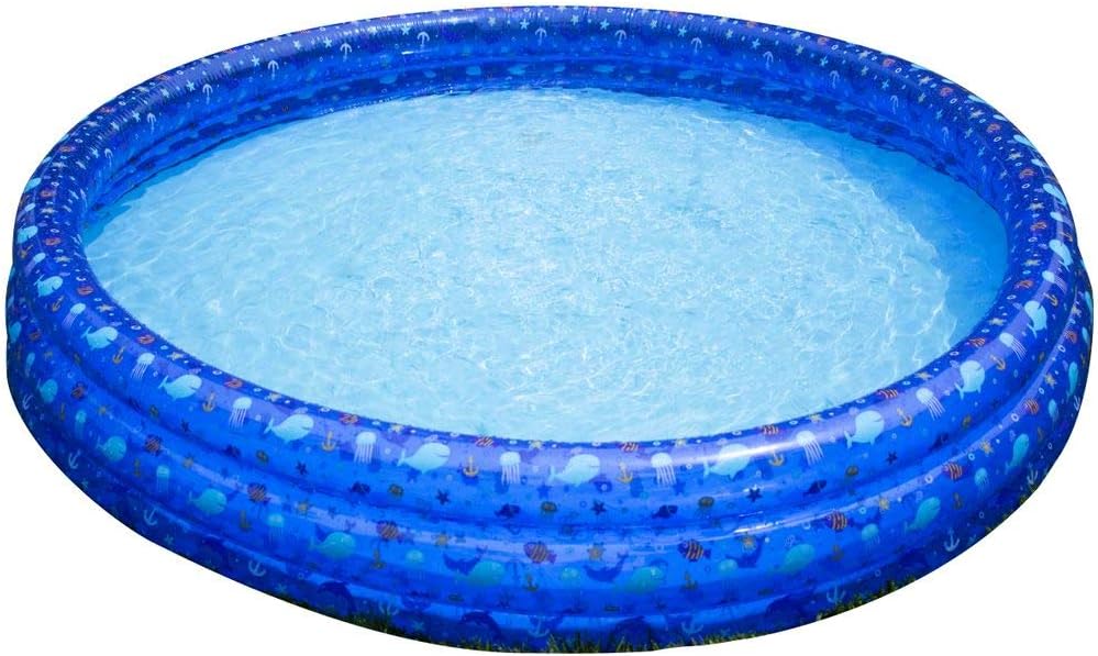 SWIMLINE | Backyard Water Toy | 60" | 3-Ring Kiddie Pool | Aqua