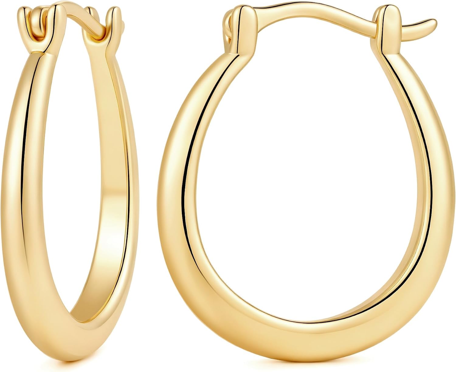 Gold Hoop Earrings