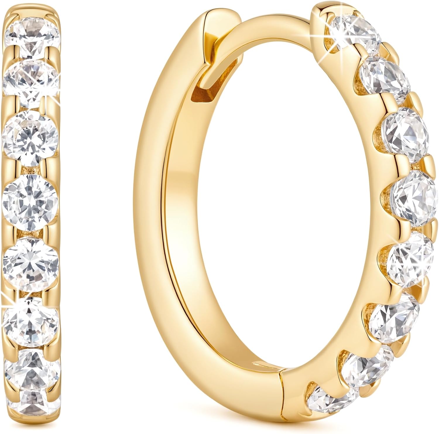 ADII Gold Hoop Earrings