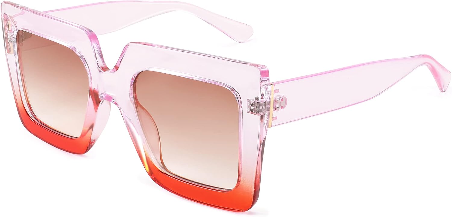 FEISEDY Oversized Square Sunglasses