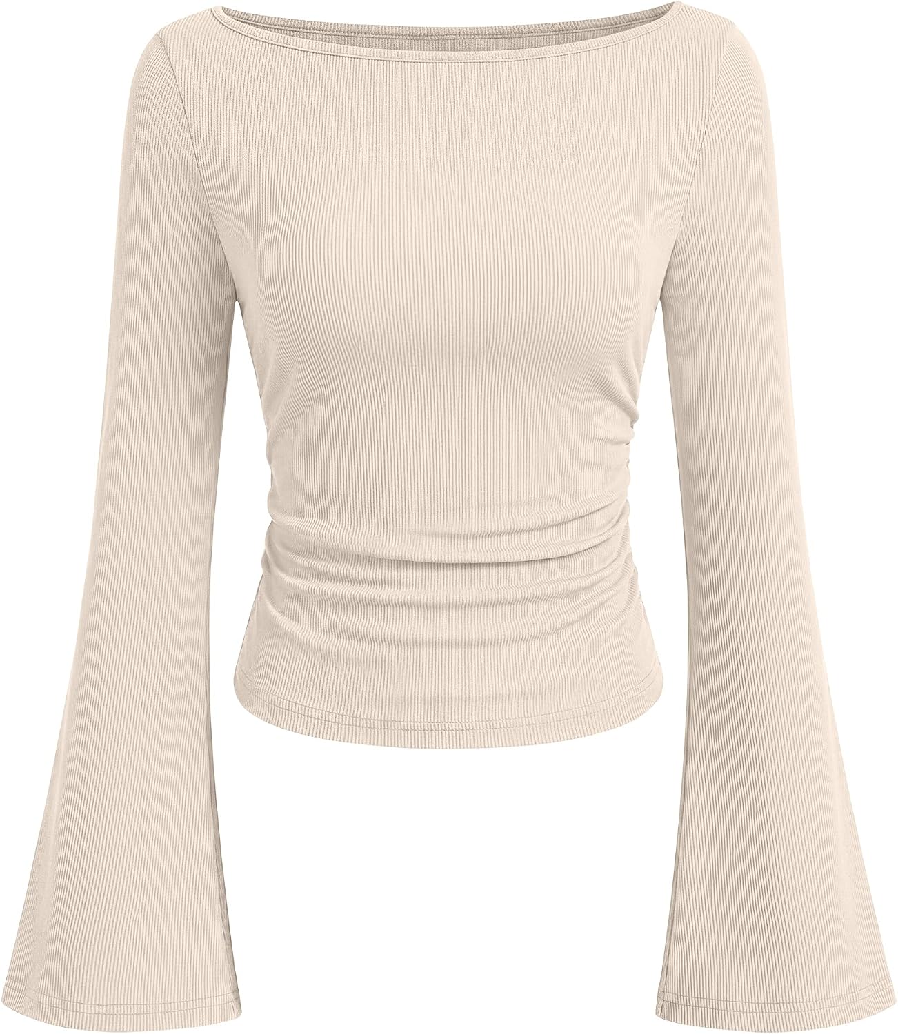 ANRABESS Women Bell Sleeve Tops