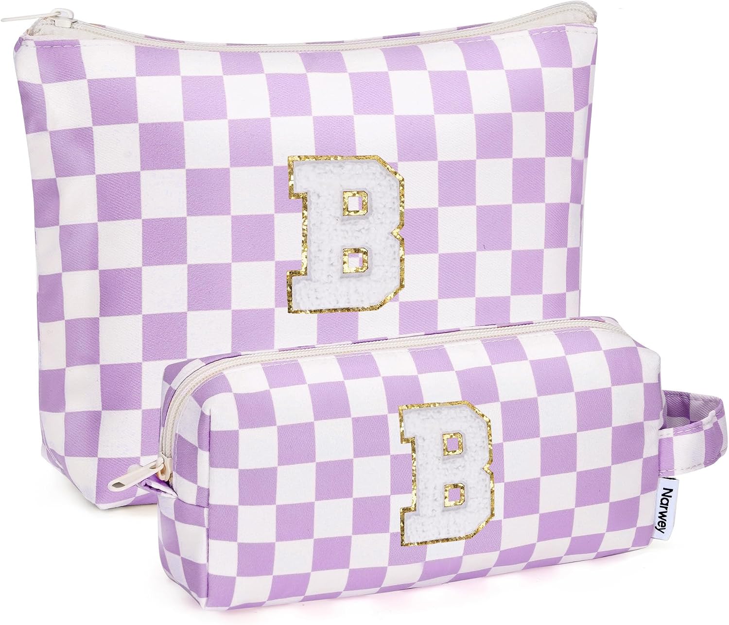 Narwey Initial Makeup Bags