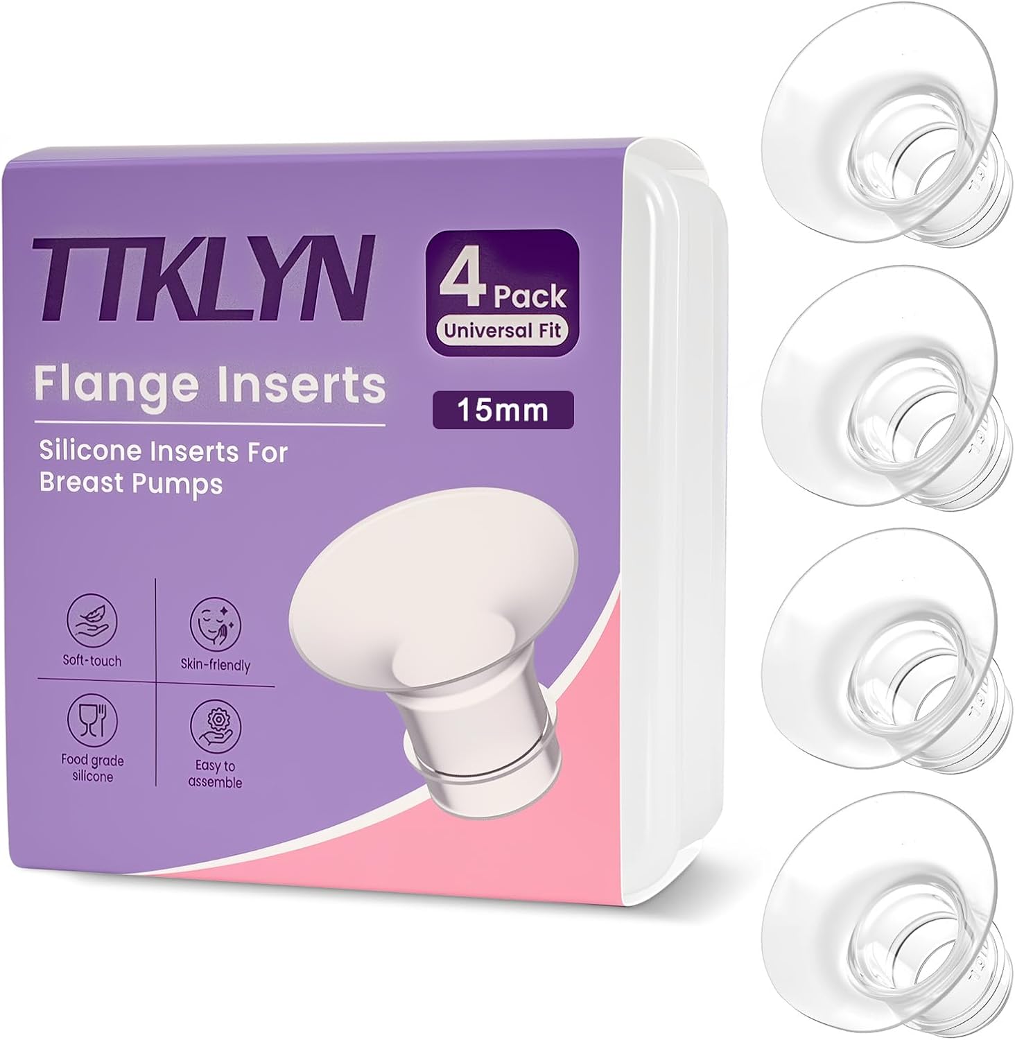 Flange Inserts for Breast Shields