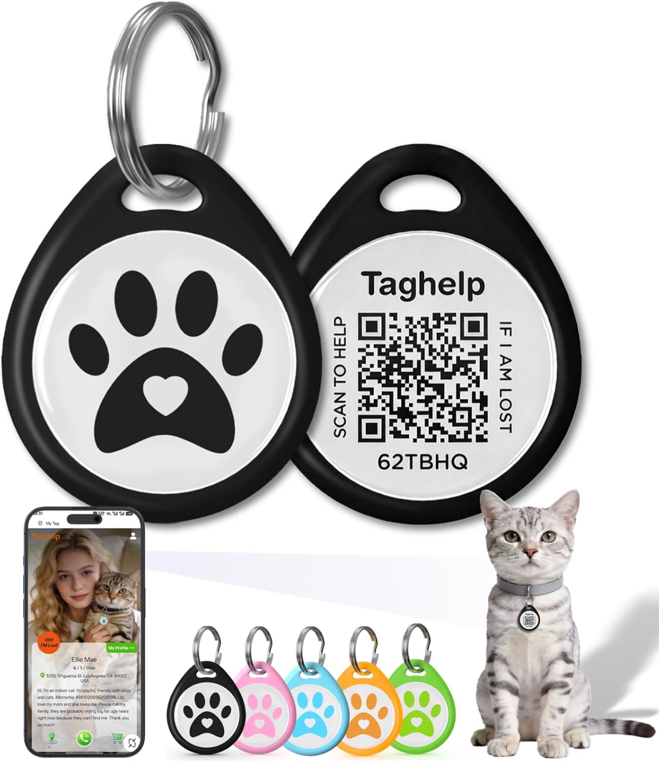 QR Code Pet ID Tags