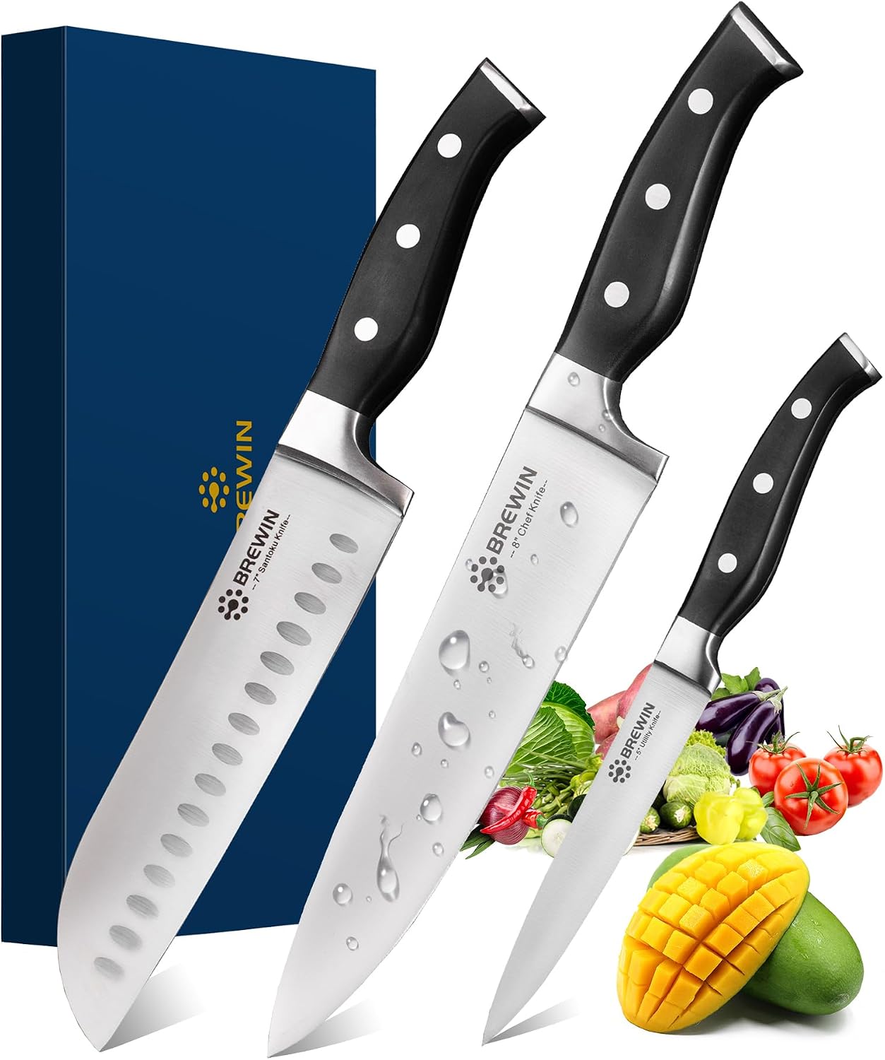 3-Piece Chef Knife Set