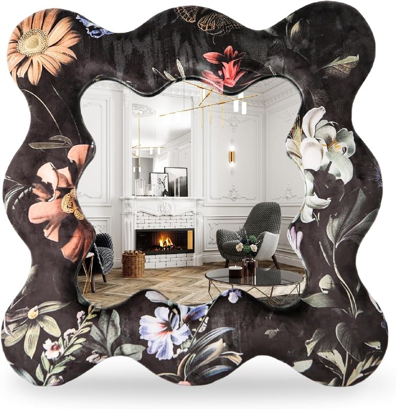 Irregular Wavy Wall Mirrors