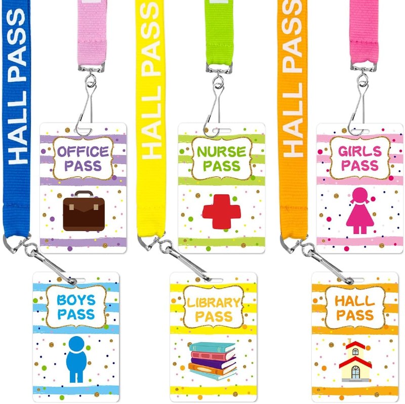 Ceiba Tree Hall Pass Lanyards