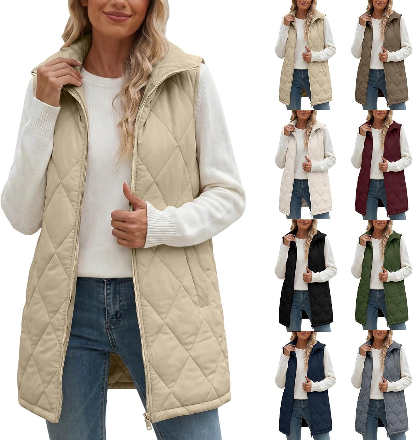 Women's Winter Puffer Vests