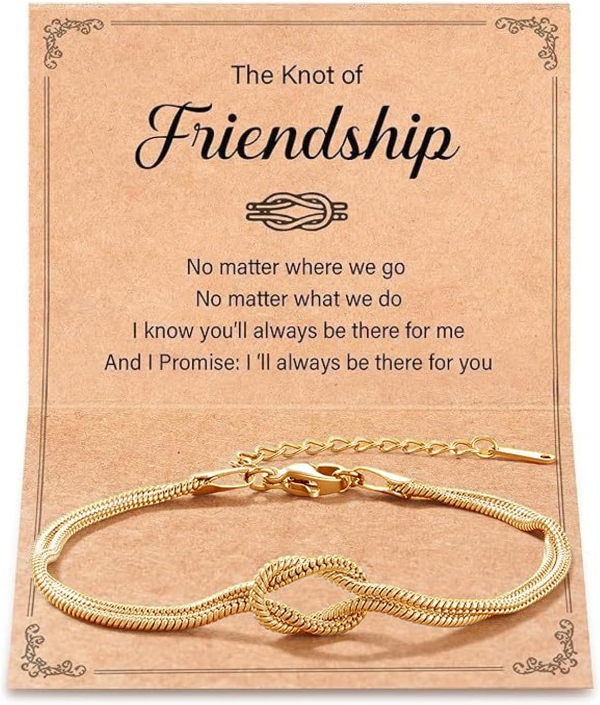 Best Friend Bracelet Love Knot Matching Bracelets for Couples Friendship Long Distance Bracelet for Mother Daughter Soul Love Birthday Anniversary Jewelry Gifts