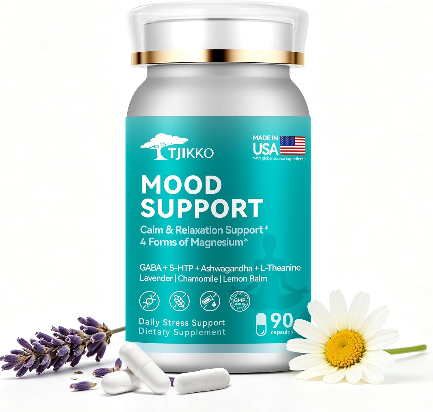 TJIKKO Magnesium Sleep Support Capsules