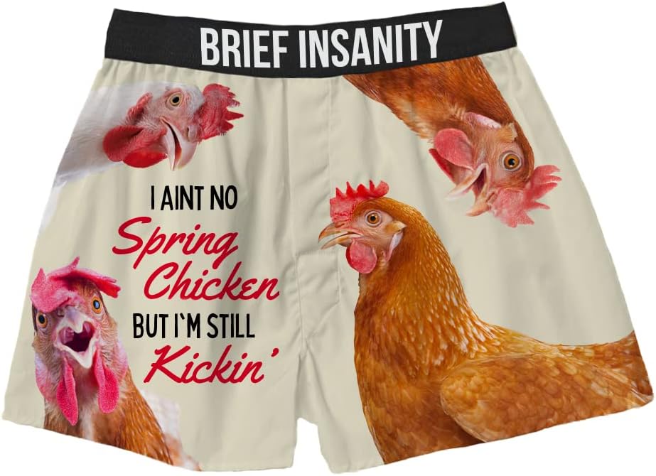 Brief Insanity Chicken Boxer Shorts