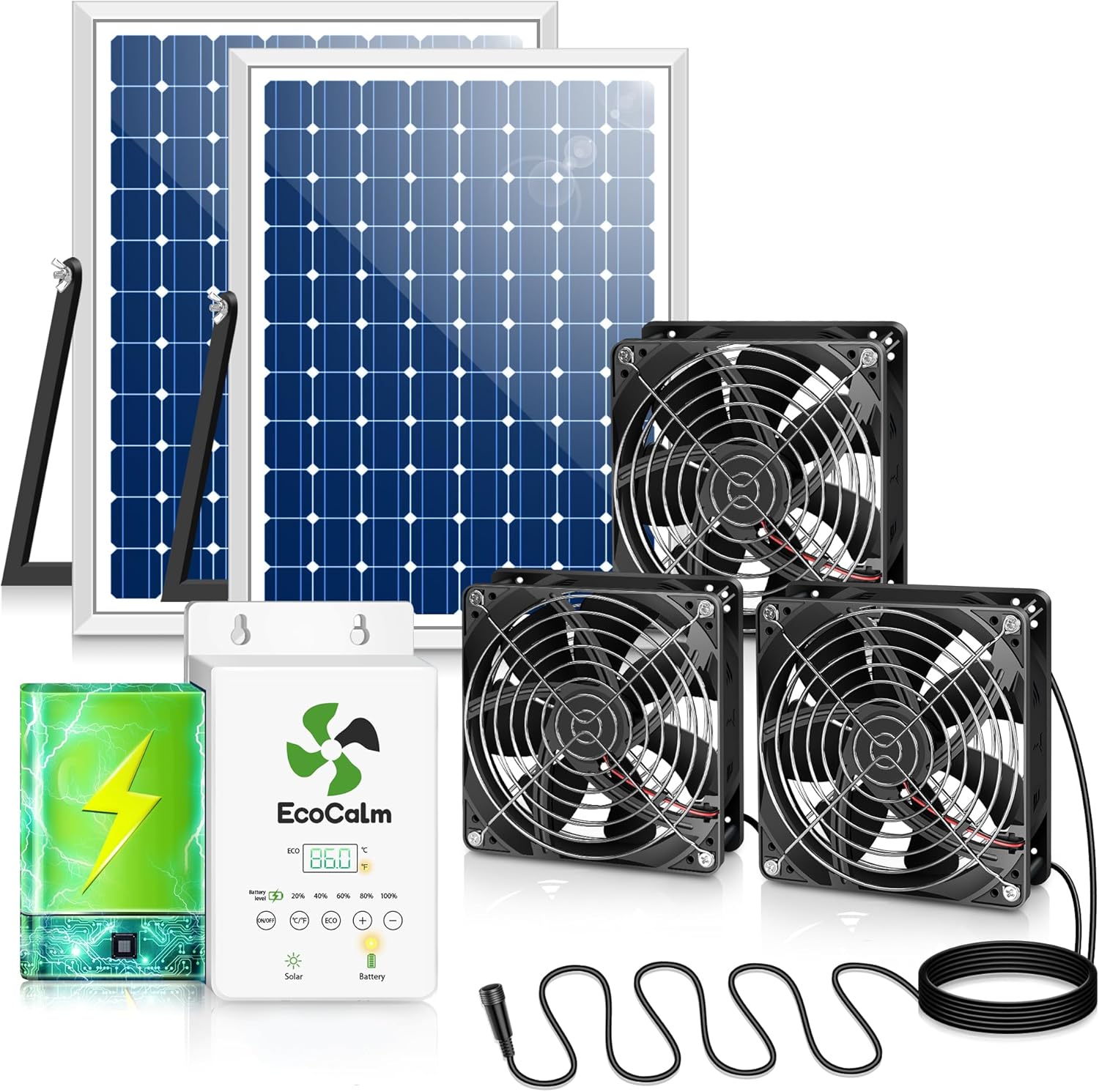 ecoCalm Solar Exhaust Fans