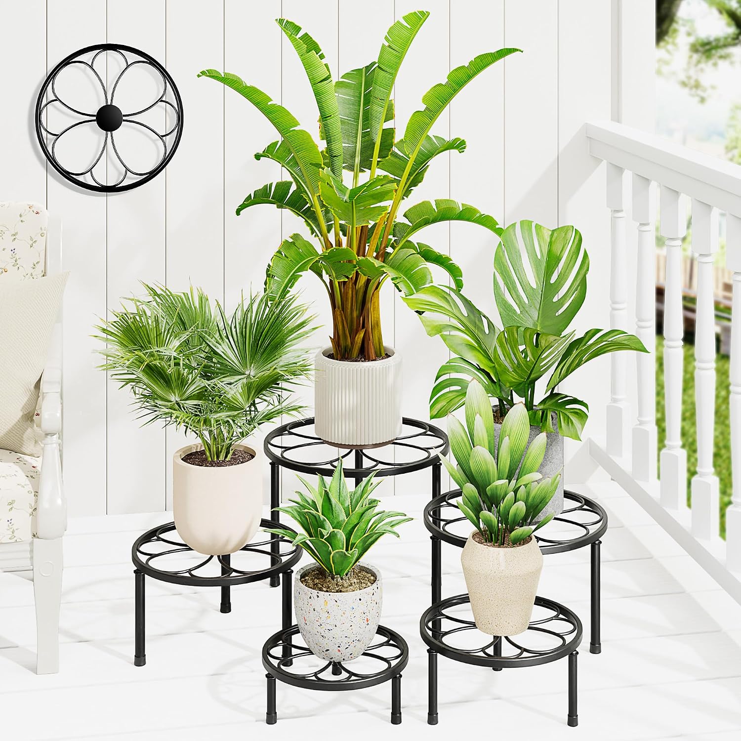 Black Flower Pot Plant Stands