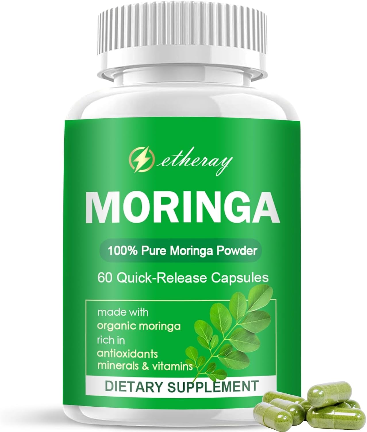 Moringa Capsules Superfood Supplements