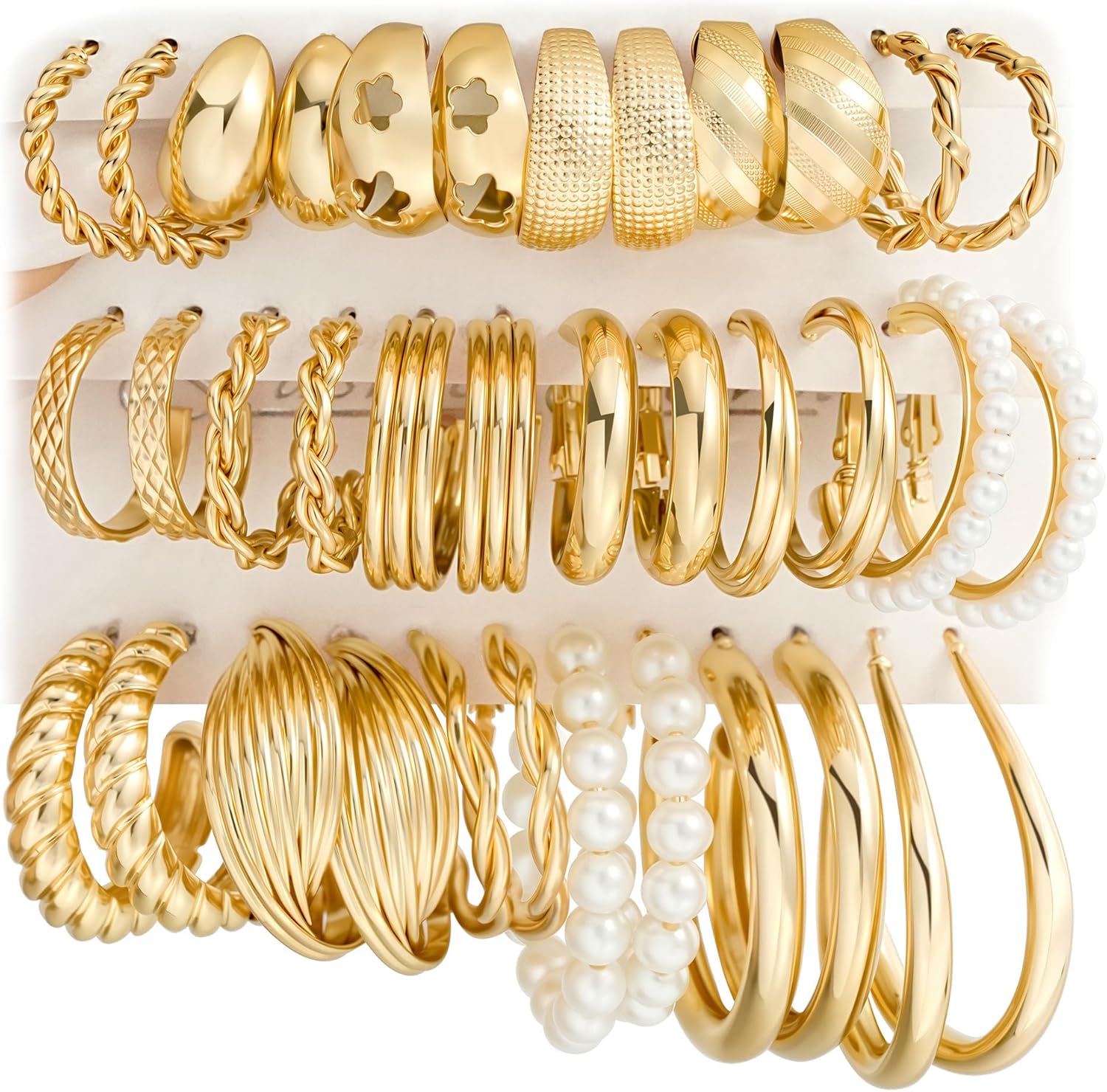 Gold Hoop Earrings