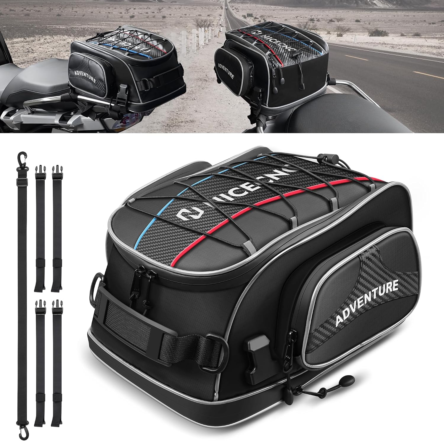 NICECNC Motorcycle Tail Bags