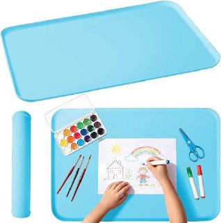 PR!CE DROP ( ) Silicone Art Mat for Crafts, 24"x16" Silicone Painting Mat to Keep Clean Protects Surfaces Perfectly for Crafts, Legos, Resin & Jewelry-Making, DIY Crafts Mat
