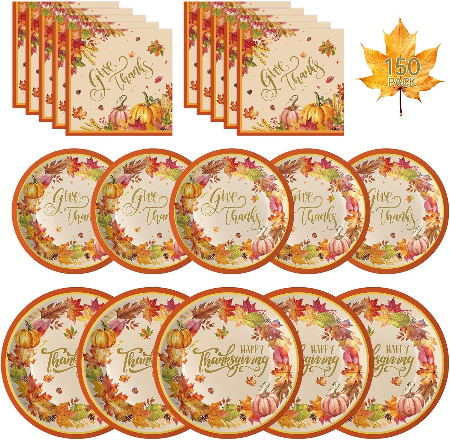Happy Thanksgiving Plates