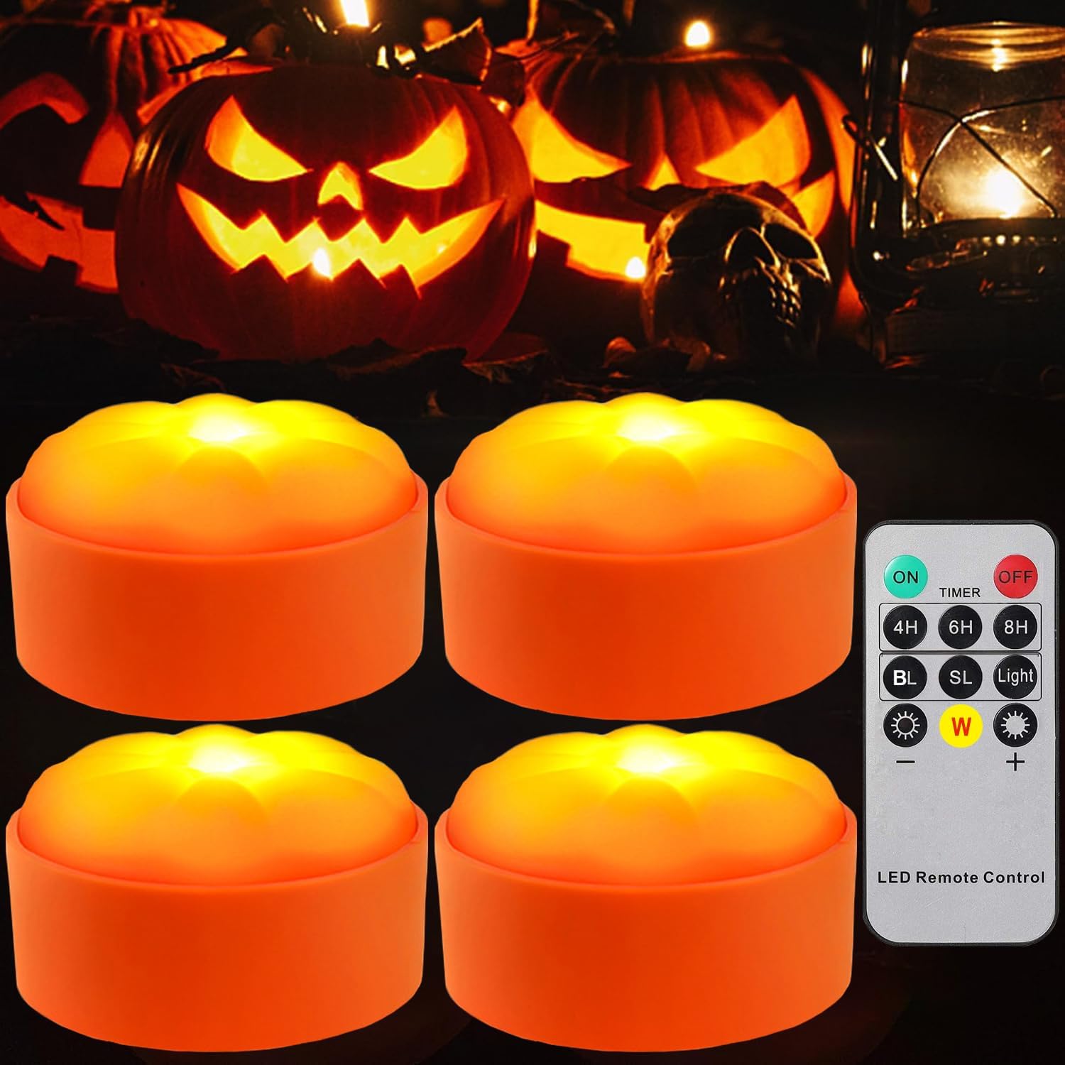 ABMTech Halloween Pumpkin Lights
