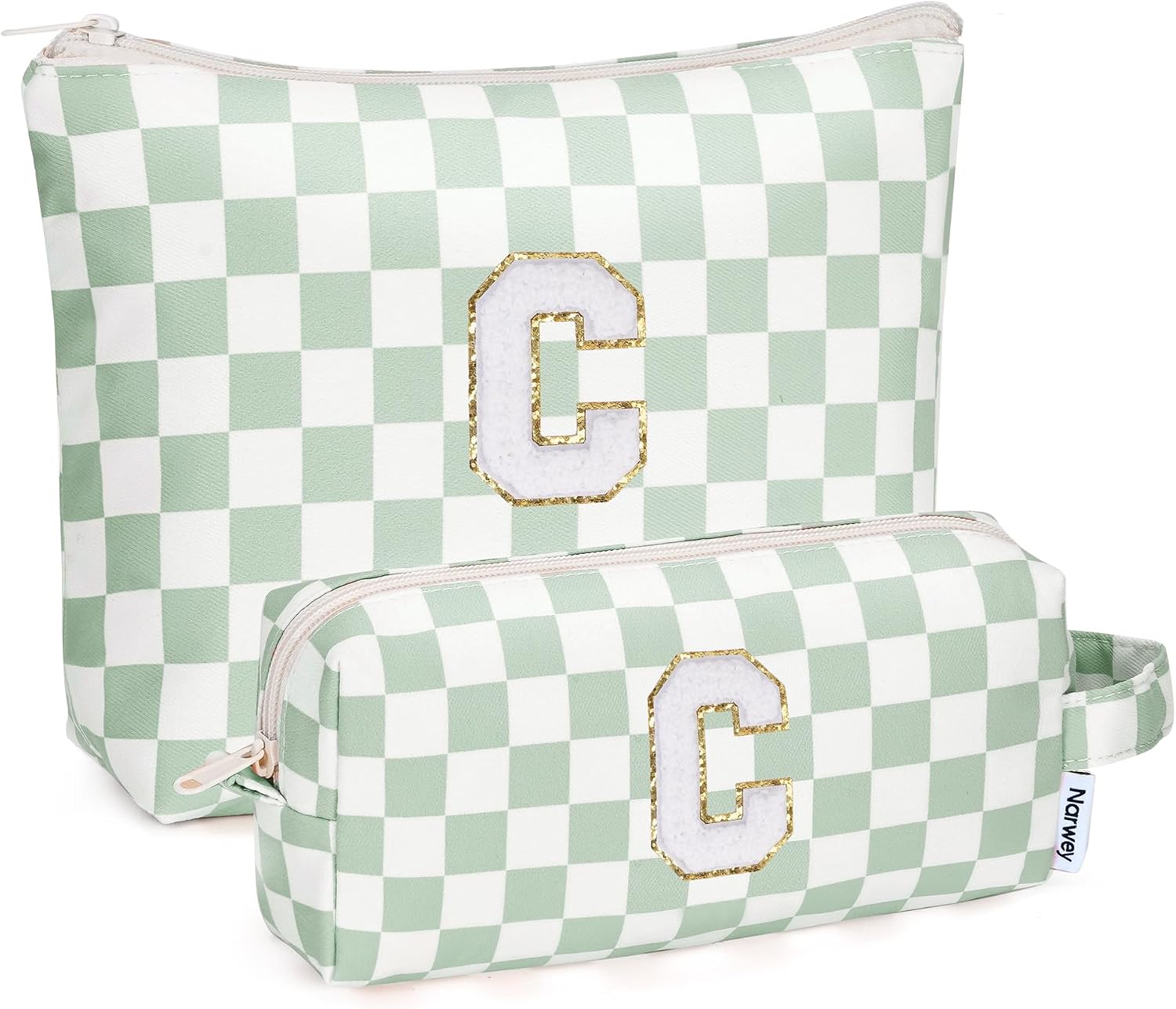 Narwey Initial Makeup Bags