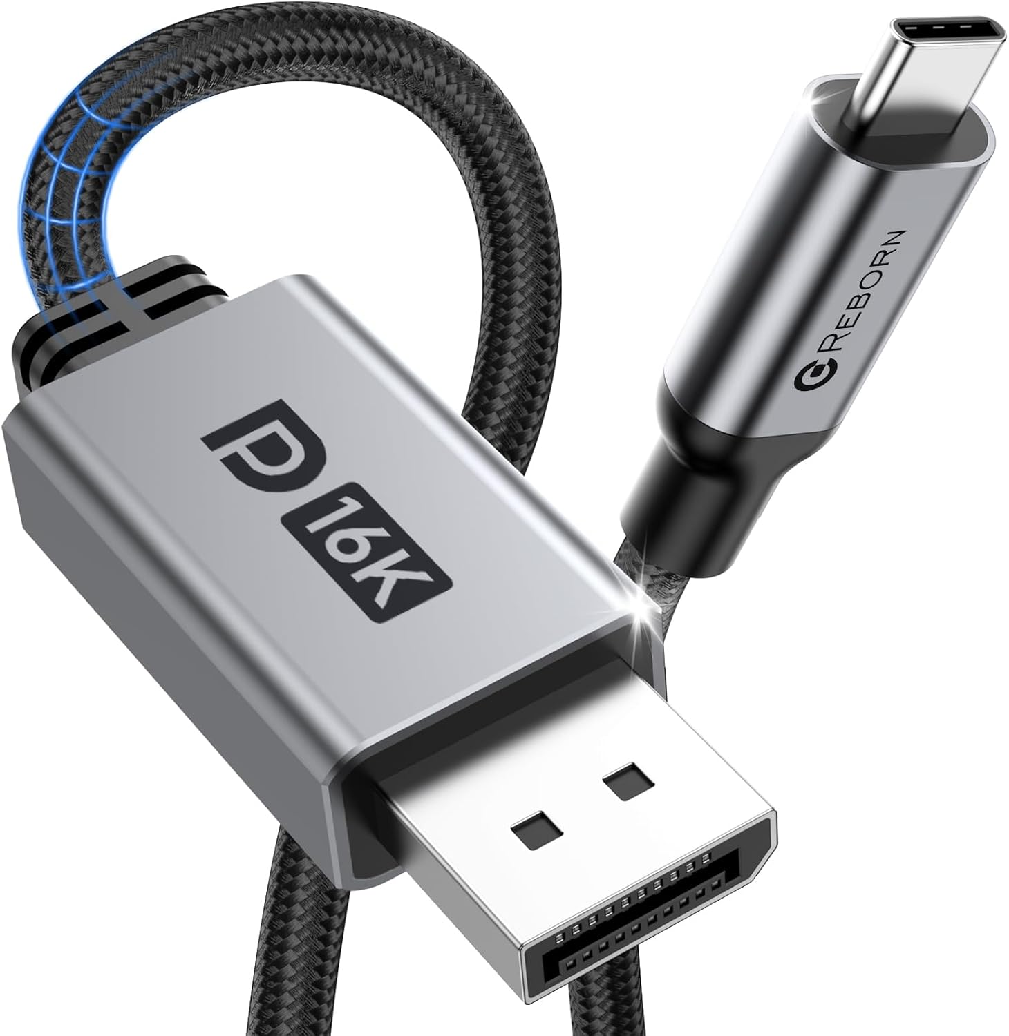 Reborn USB-C to DisplayPort Cables