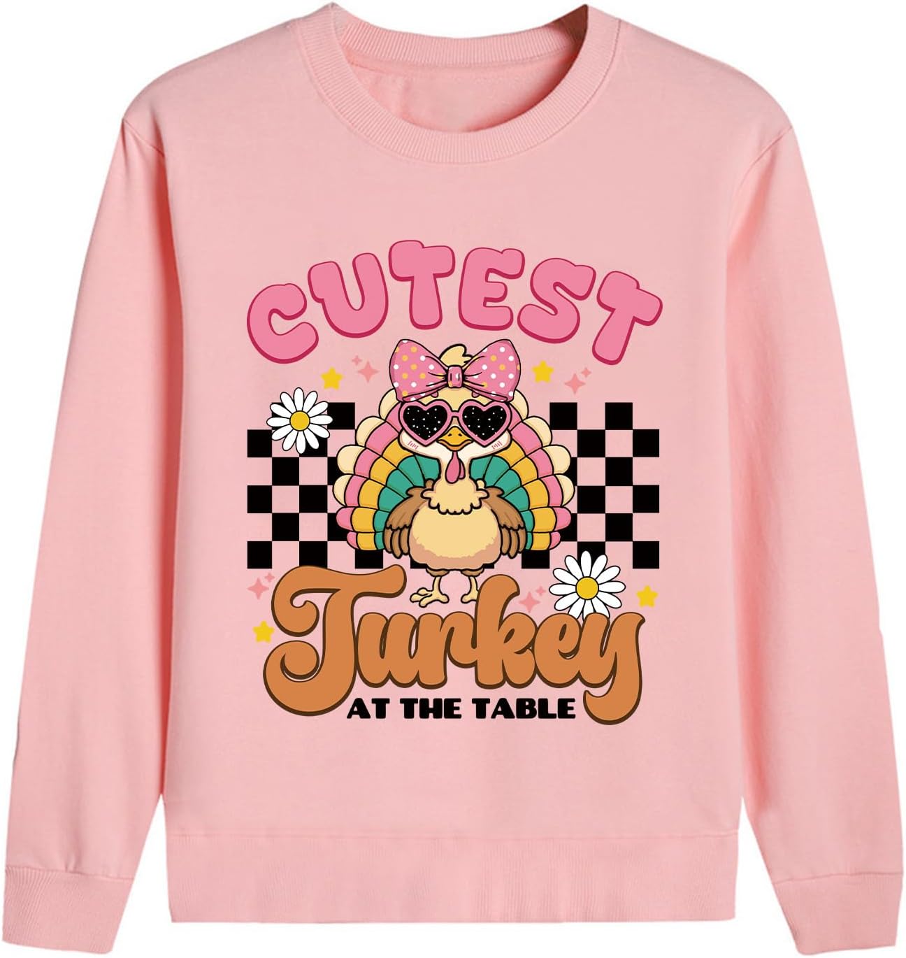 Thanksgiving Sweatshirt Toddler Girl Gobble Turkey Long Sleeve T Shirts 2-10 Years