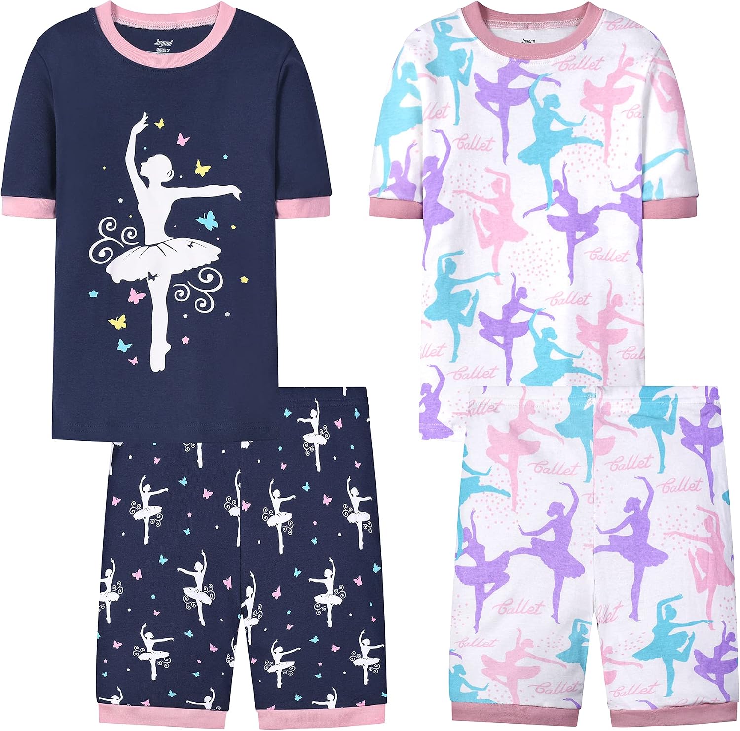 Joyond Girls Summer Pajama Sets
