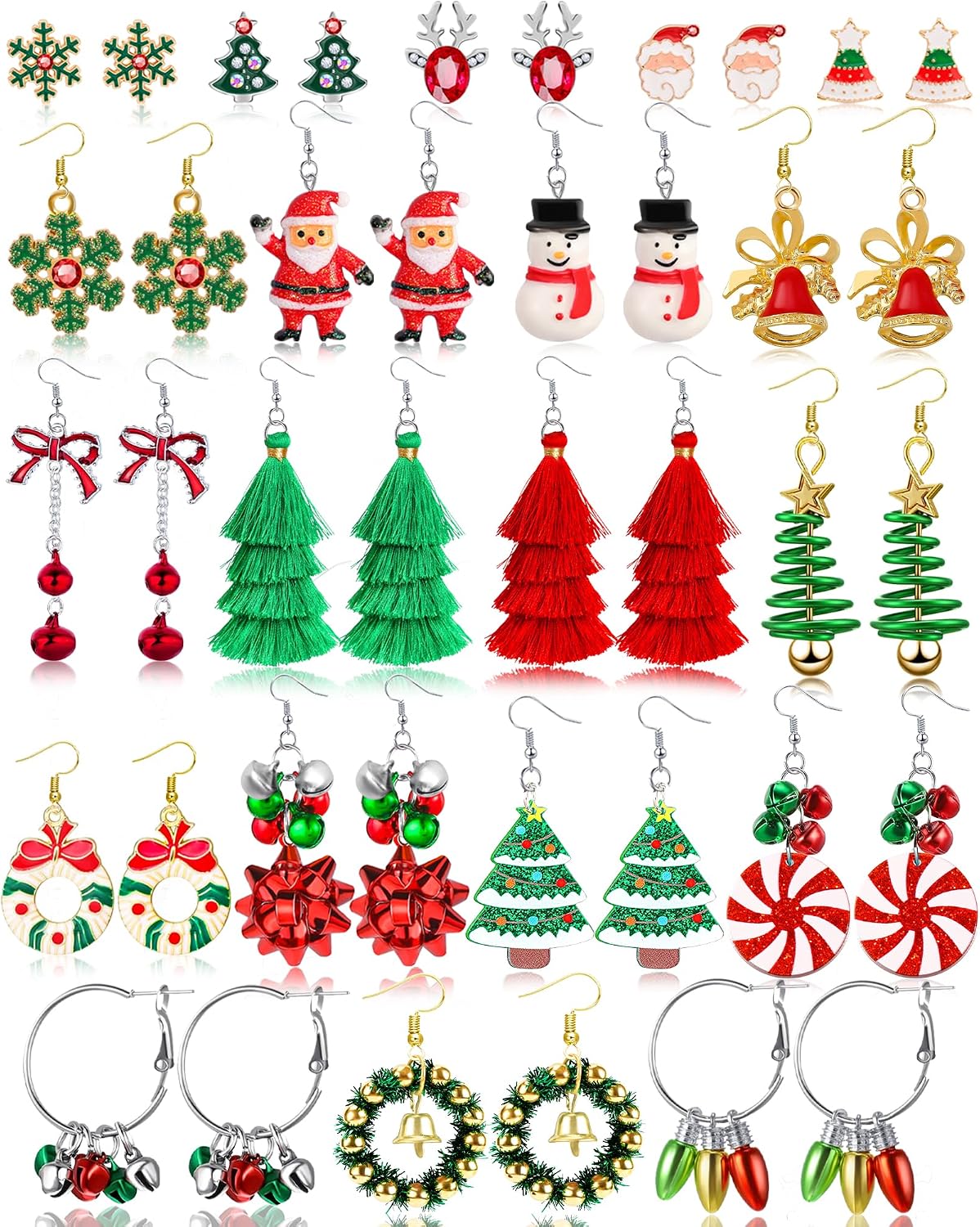 Natonhi Christmas Earrings
